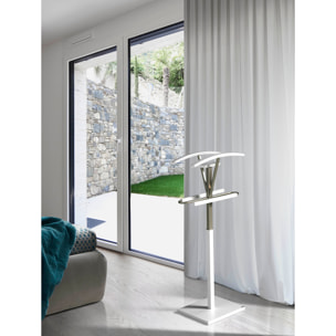 Galán de noche Couple blanco 110x47x34 cm