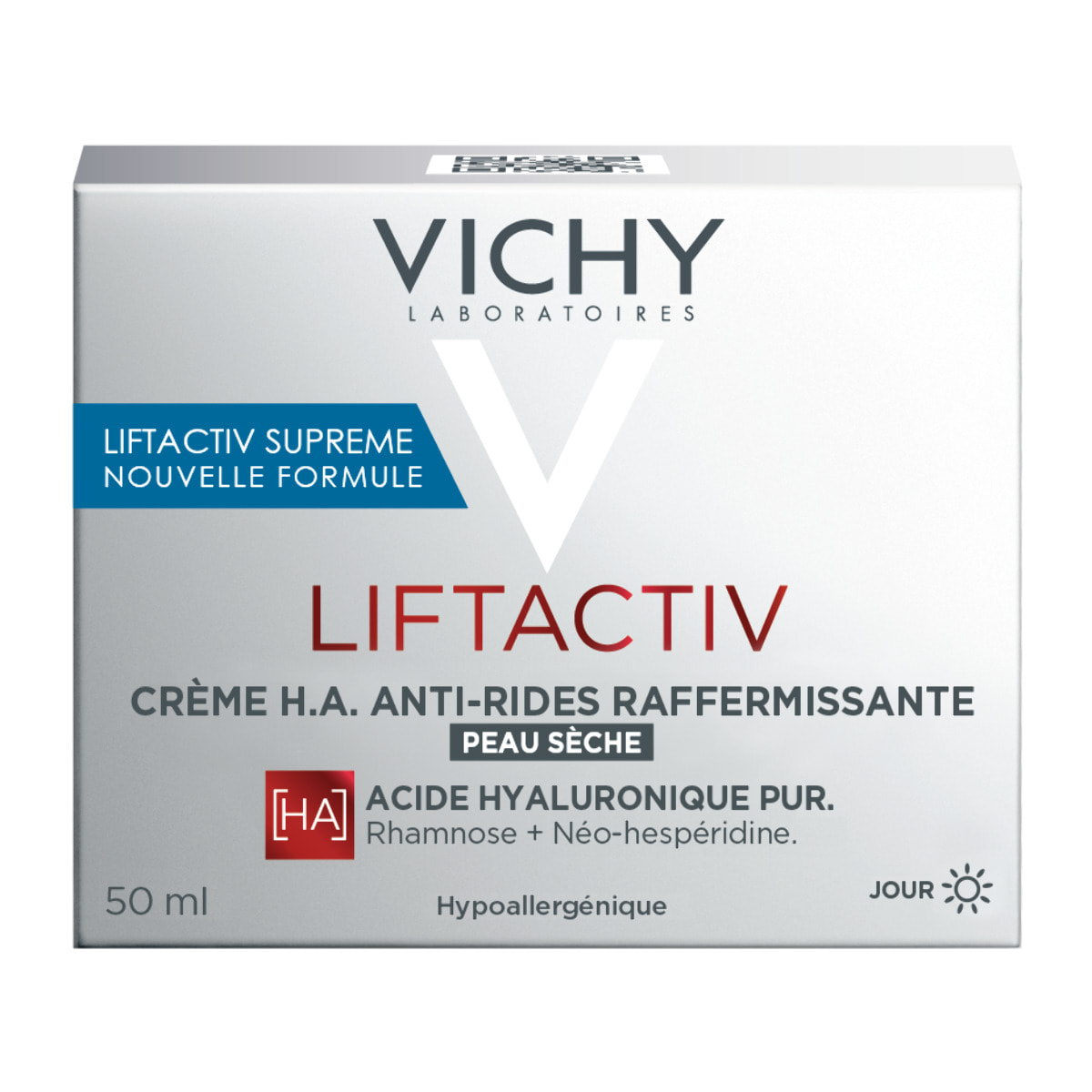 Liftactiv crème de jour H.A. anti-rides raffermissante pour peau sèche