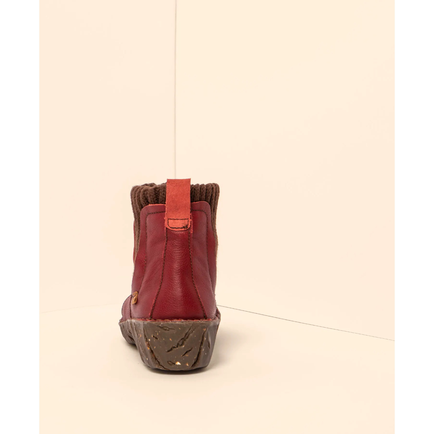 Botines NE23 NATURAL GRAIN CEREZA-BROWN/ YGGDRASIL color Cereza-brown