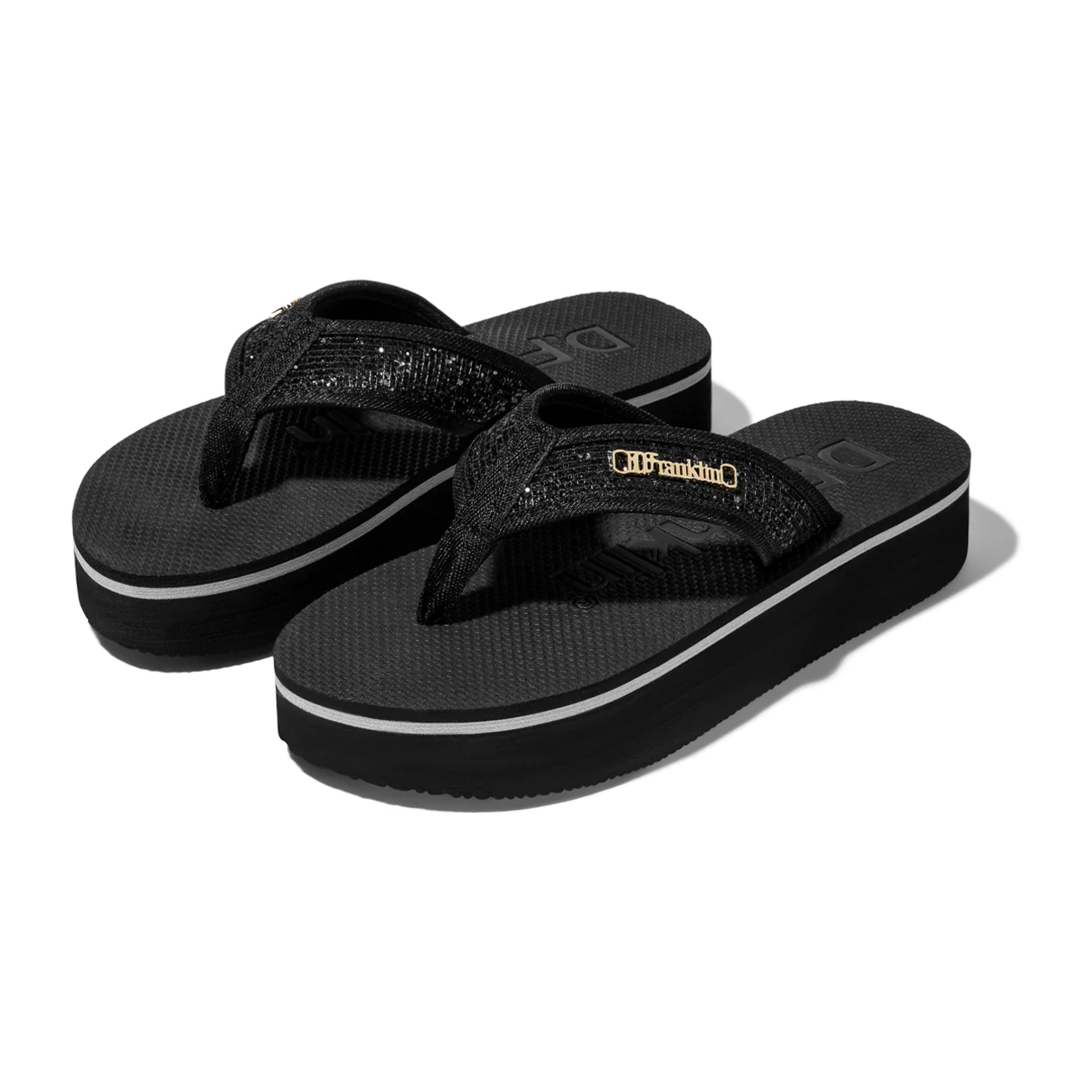 Sandalias con Plataforma Hawaii Eva en Negro D.Franklin