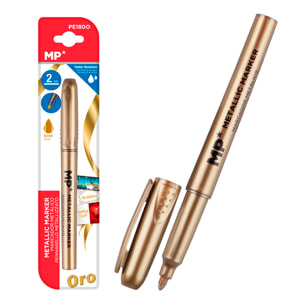 PACK 12 MARCATORI METALLICI ORO