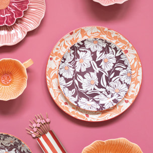 Lot de 6 petites assiettes, OPHELIA