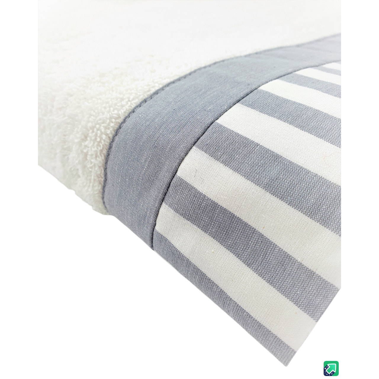 Set Spugna AMALFI 2 Pezzi: Viso+Ospite - Bianco - 450 gr/m² - Puro Cotone