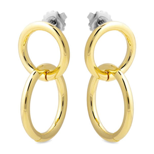 Pendientes Lux by Lux acabados en Oro Amarillo de 18 Kts