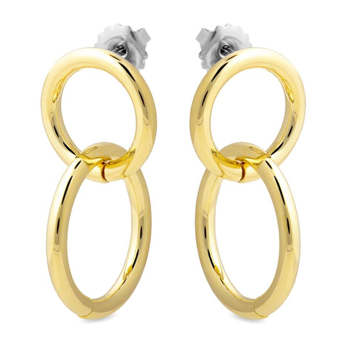 Pendientes Lux by Lux acabados en Oro Amarillo de 18 Kts