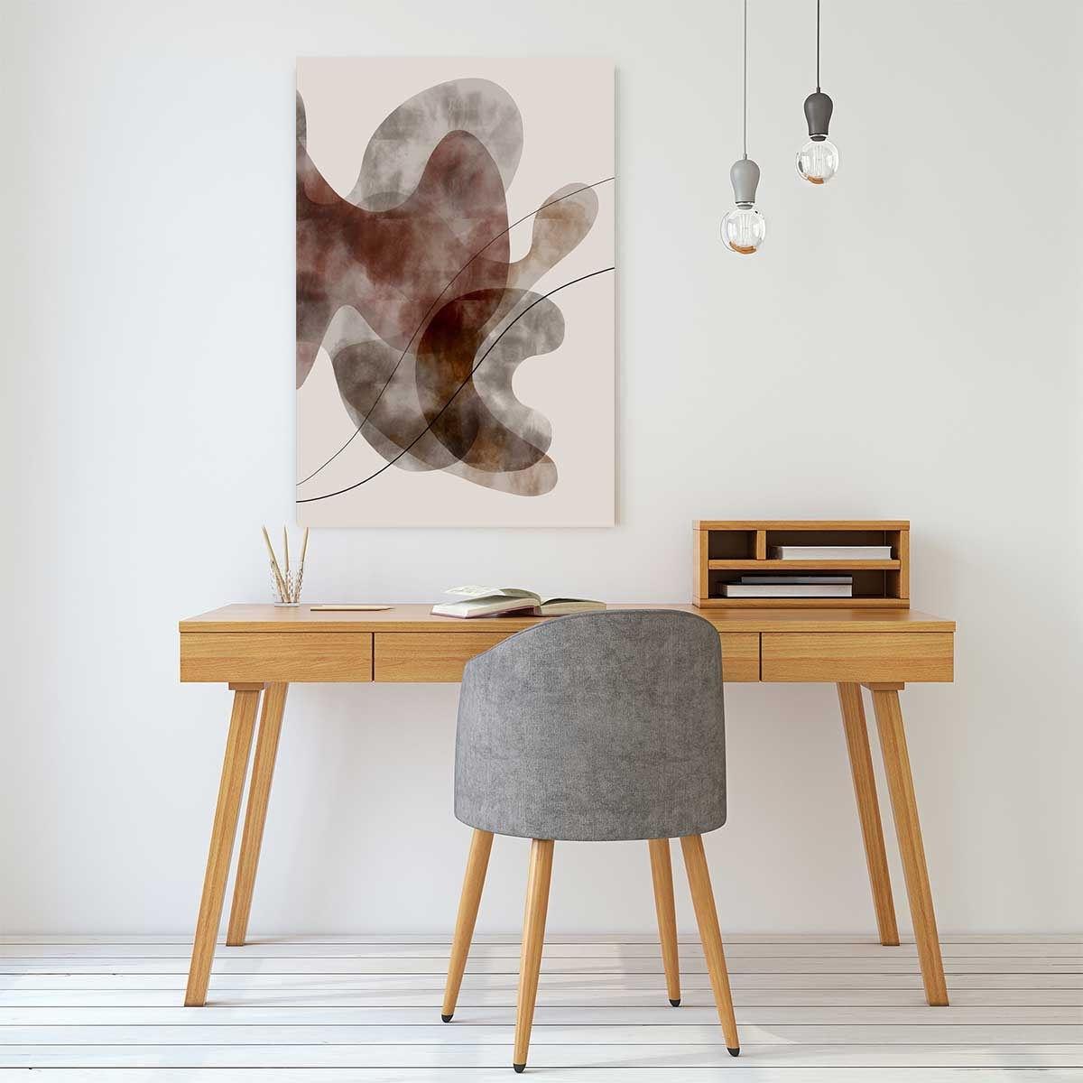 Tableau Organisme abstrait N°2 Toile imprimée