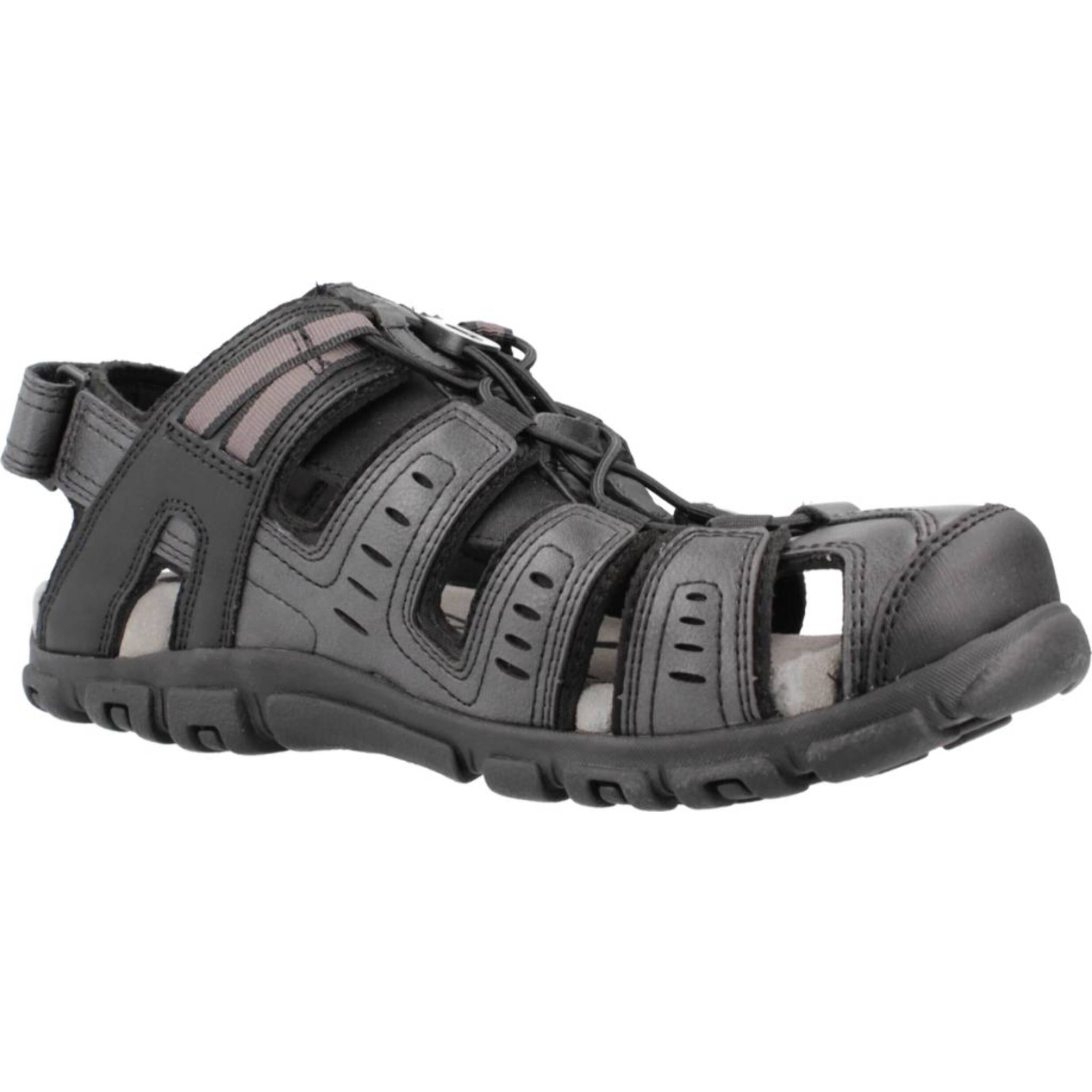 Sandalias Hombre de la marca GEOX  modelo U S STRADA C Black