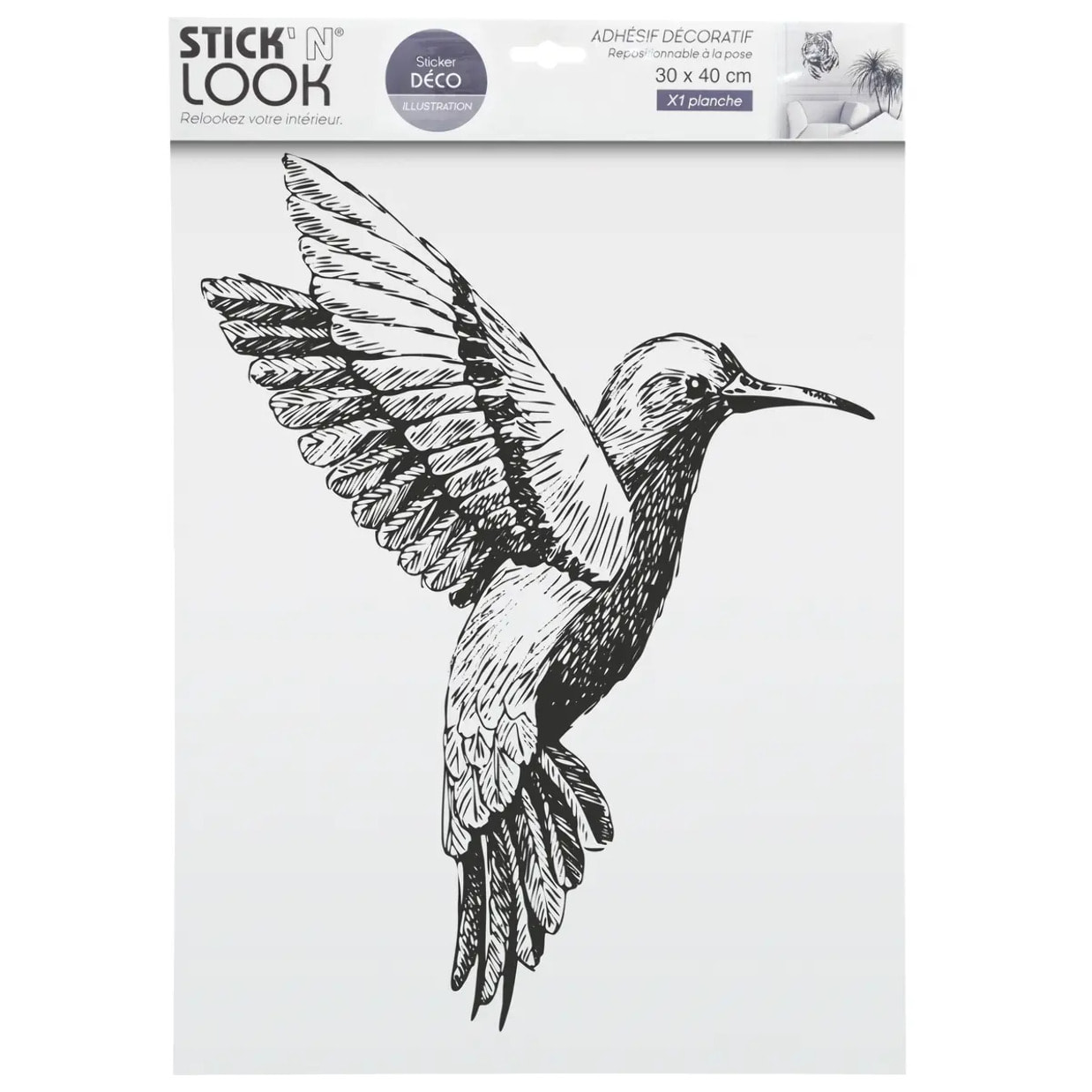Sticker Illustré  Jungle 30 x 40