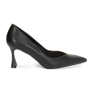 Décolleté donna nere, tacco 8 cm