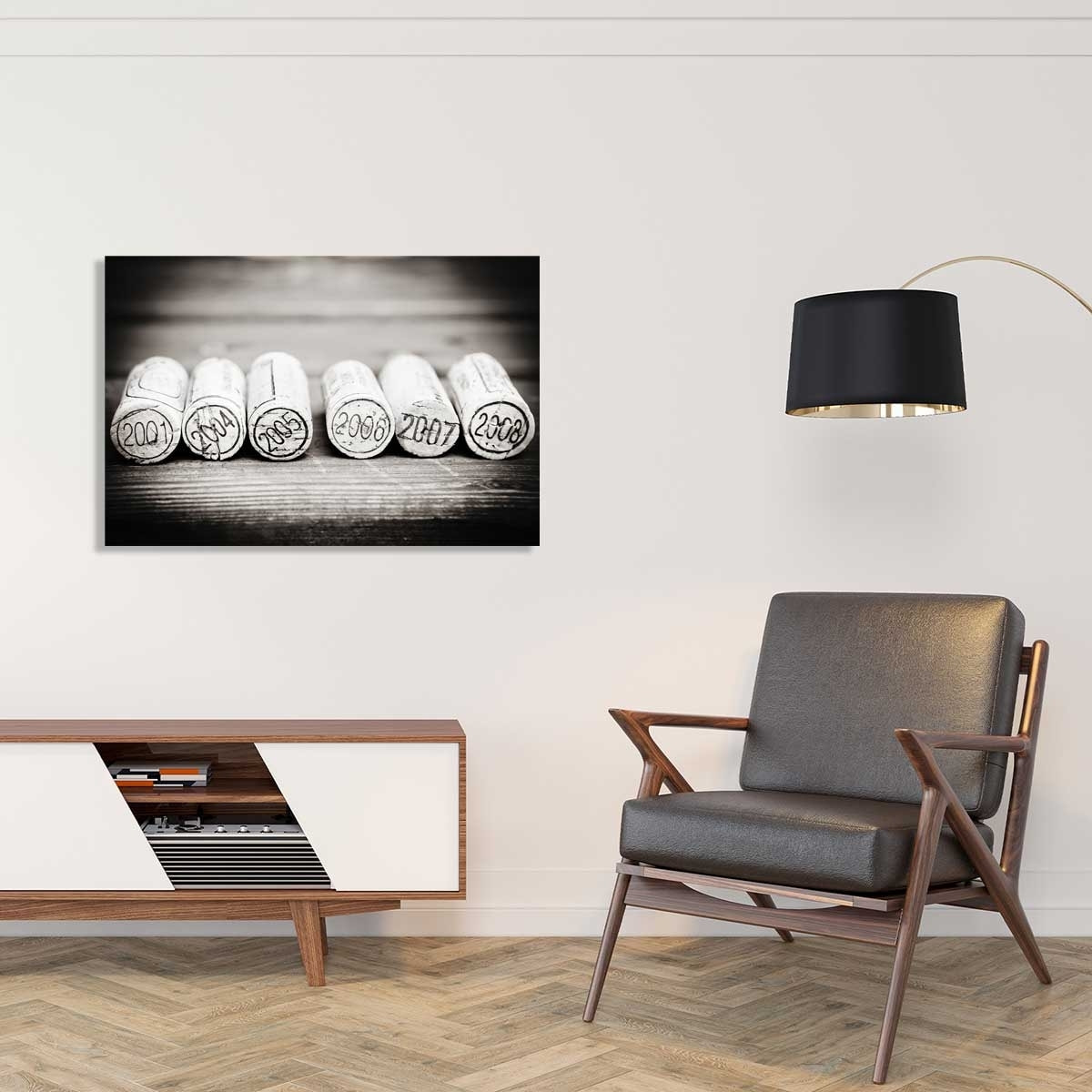 Tableau bouchons en liège Tableau alu Dibond