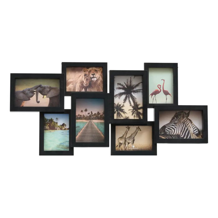 Pêle-mêle noir 8 photos