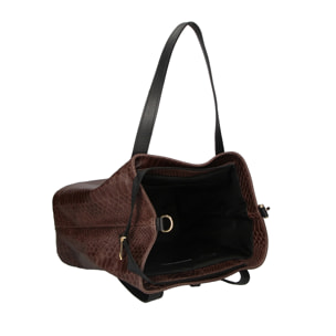 Borsa a mano da Donna Clarissa in Vera Pelle Made in Italy 26x32x15 cm