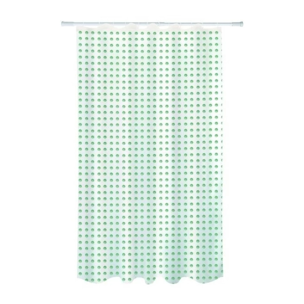 Rideau de douche Polyester CAMBERRA 180x200cm QUALITE PREMIUM Gris & Blanc MSV