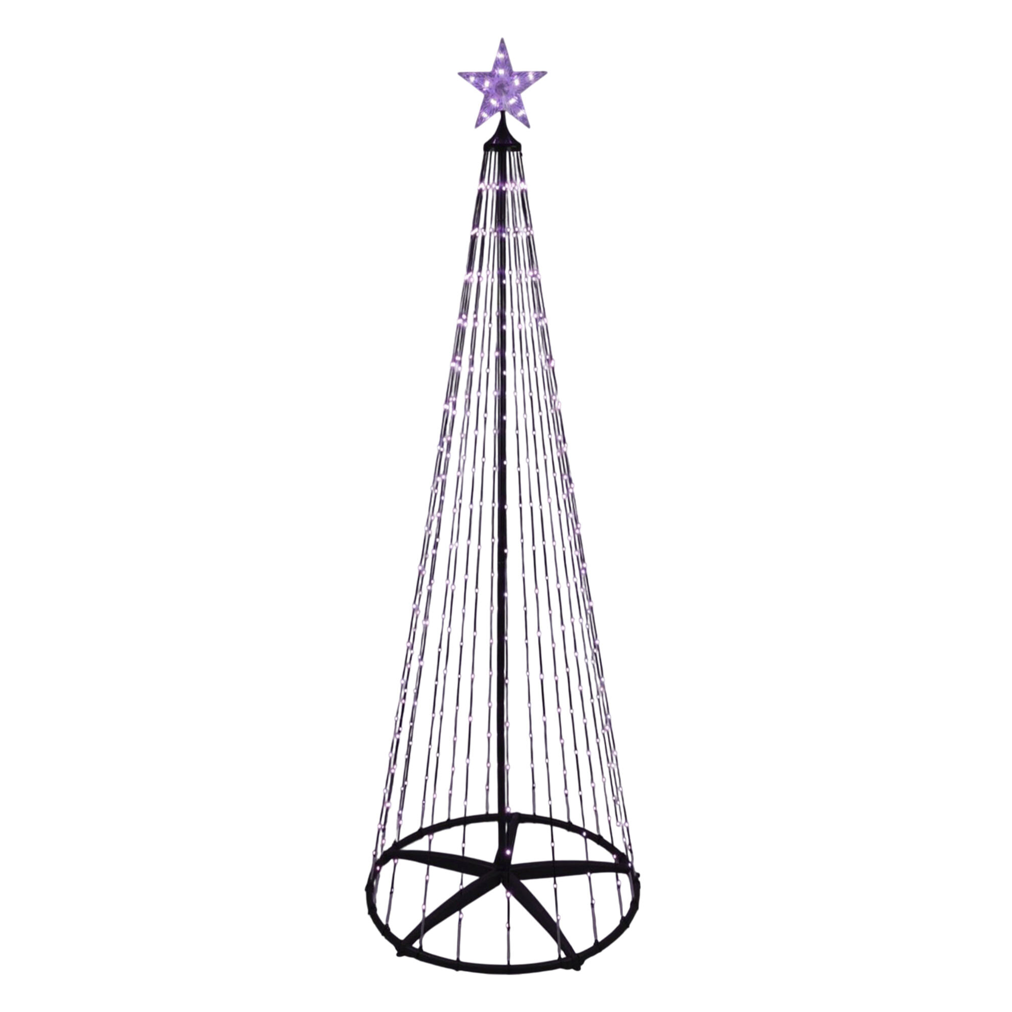 árbol de navidad de 300cm con 550 luces led rgb digitales y control remoto