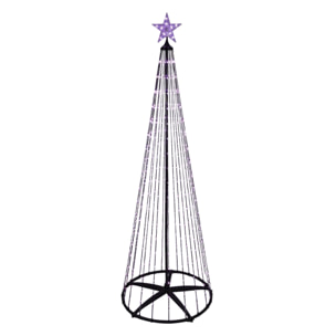 árbol de navidad de 300cm con 550 luces led rgb digitales y control remoto