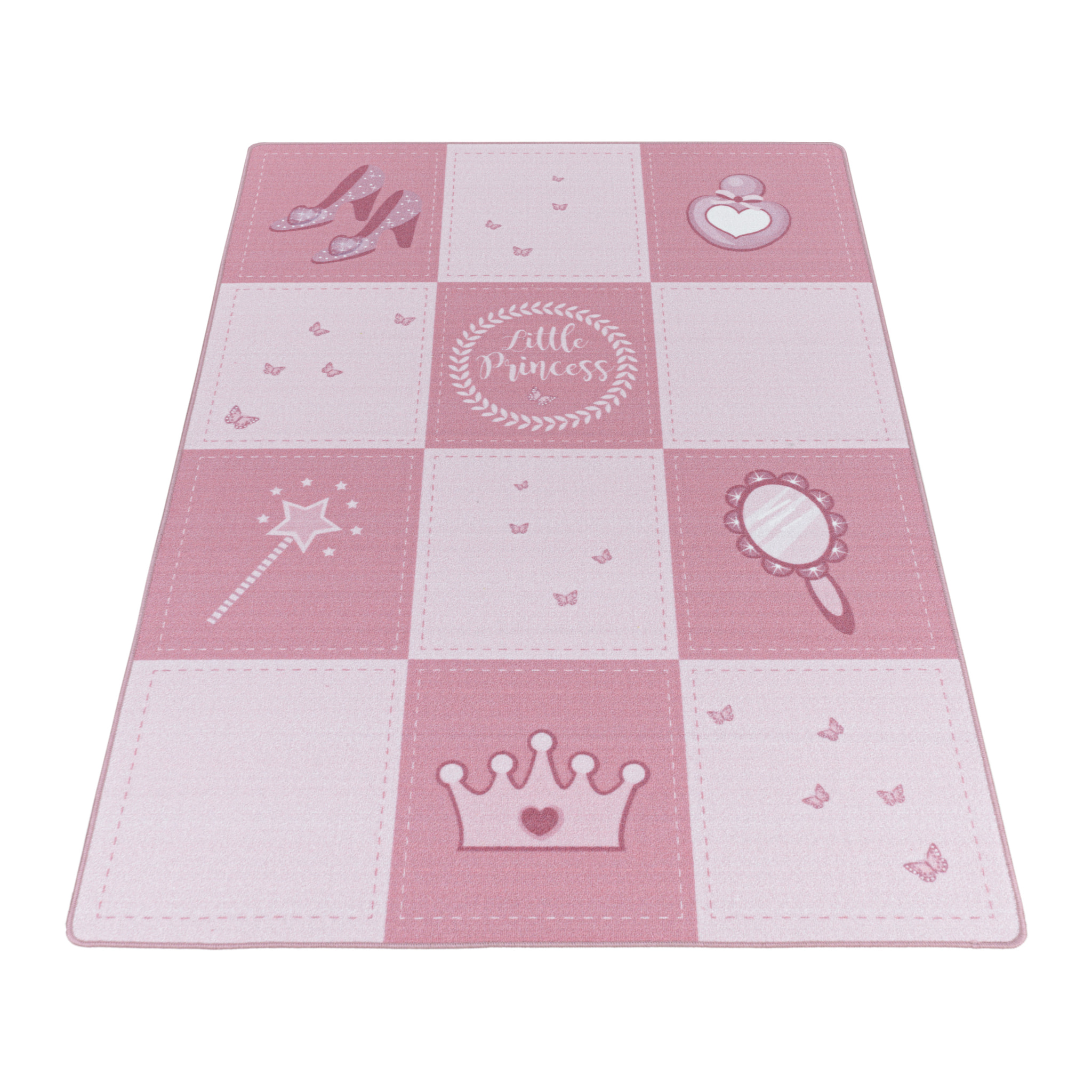 PLAY - Tapis enfant princesse rose - PLA2905ROS