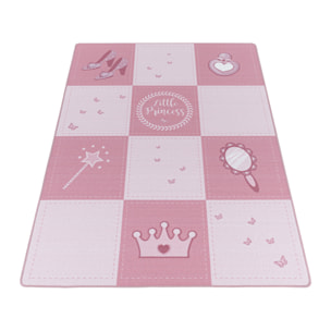 PLAY - Tapis enfant princesse rose - PLA2905ROS