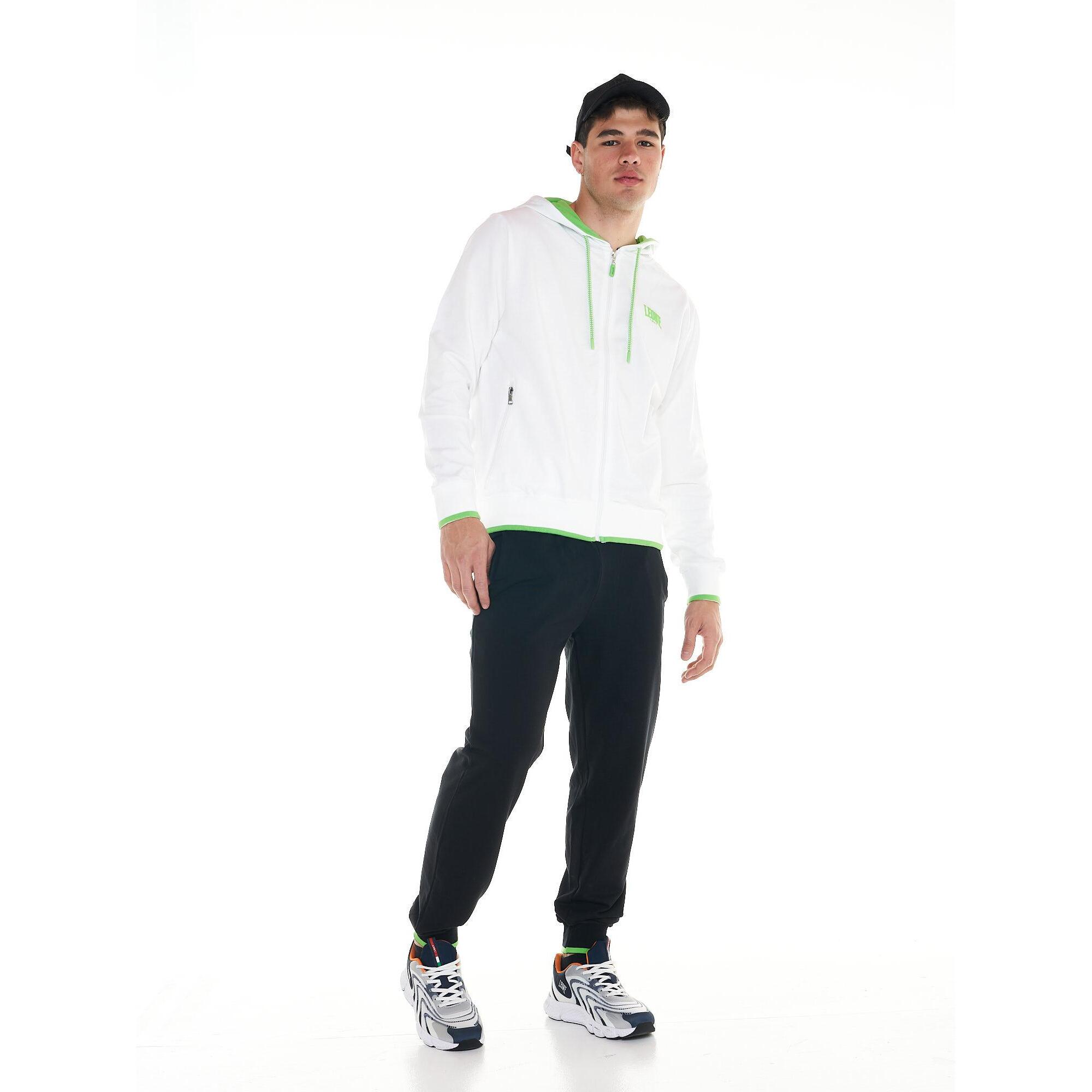 Tuta da uomo con cappuccio Sporty Fluo