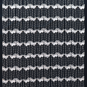 Modulable en macramé papillon - Blanc