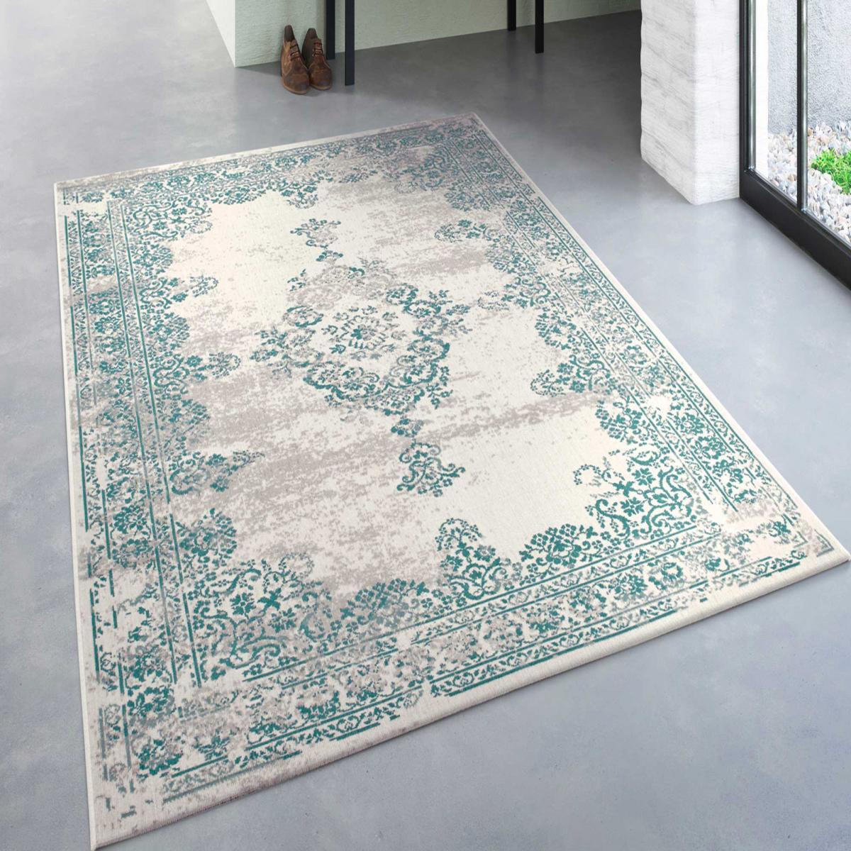 Tapis salon et chambre tissé motif oriental PUDI