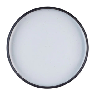 Assiette GOURMET Ø21,5cm - 4 pièces - Onyx