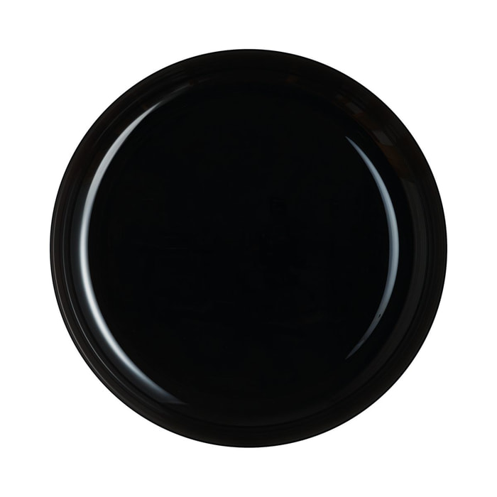 6 platos de Mezzé hondos negros 29 cm Friend's Time - Luminarc