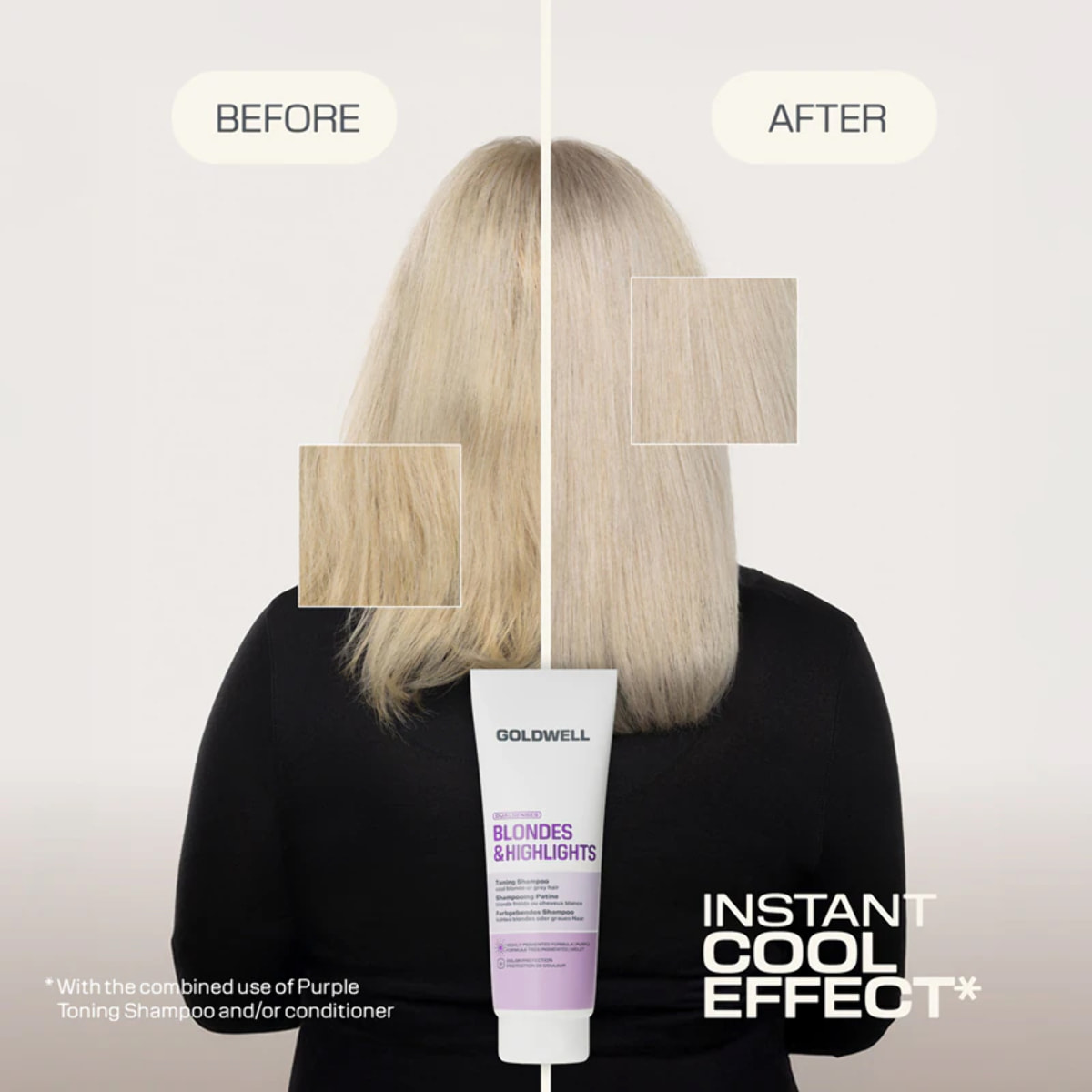 GOLDWELL DS Blondes & Highlights Toning Shampoo 250ml