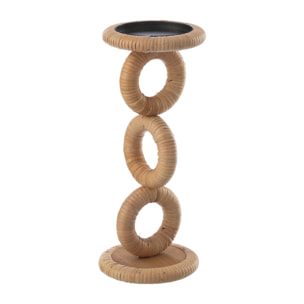 J-Line Chandelier Ring - bois - naturel - small