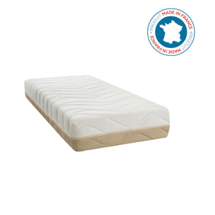 Ensemble Matelas 4 Saisons avec sommier en bois