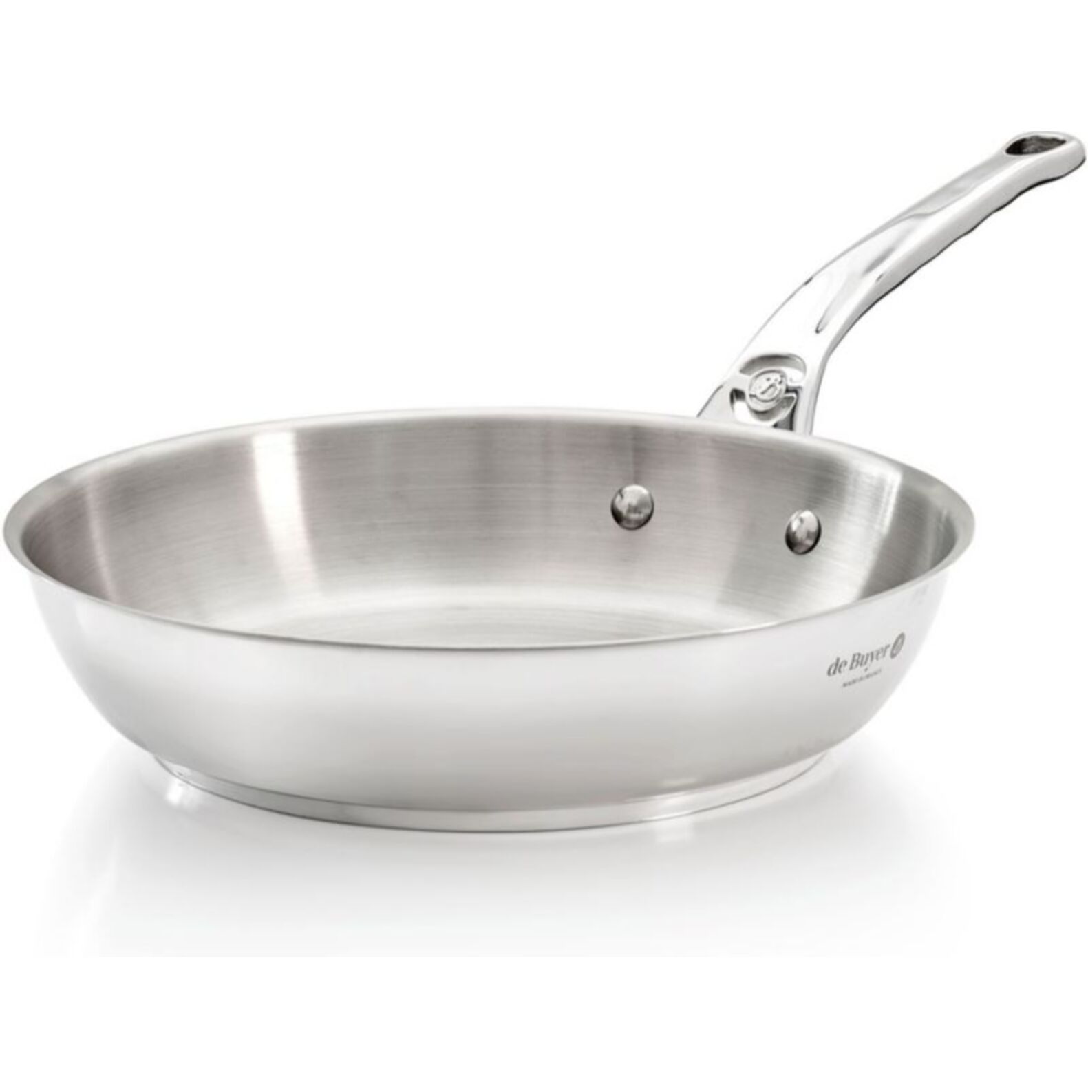 Poêle DE BUYER milady inox queue fonte 28 cm 3412.28