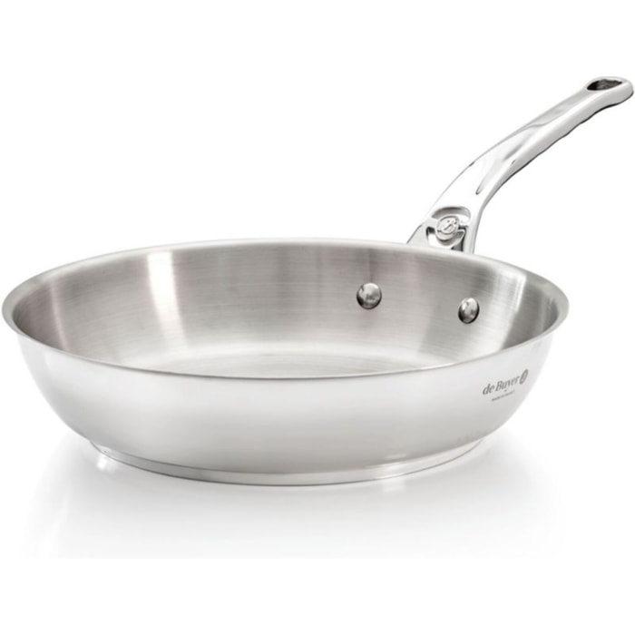 Poêle DE BUYER milady inox queue fonte 28 cm 3412.28