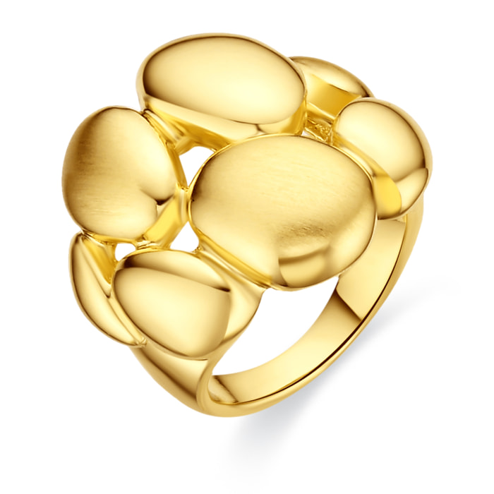 Anillo Vasak acabado oro amarillo 18k