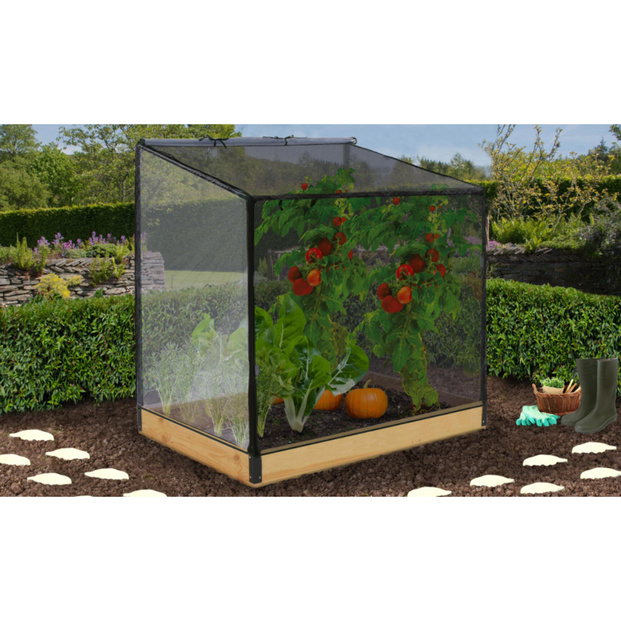 Serre de potager Aroma XXL bois