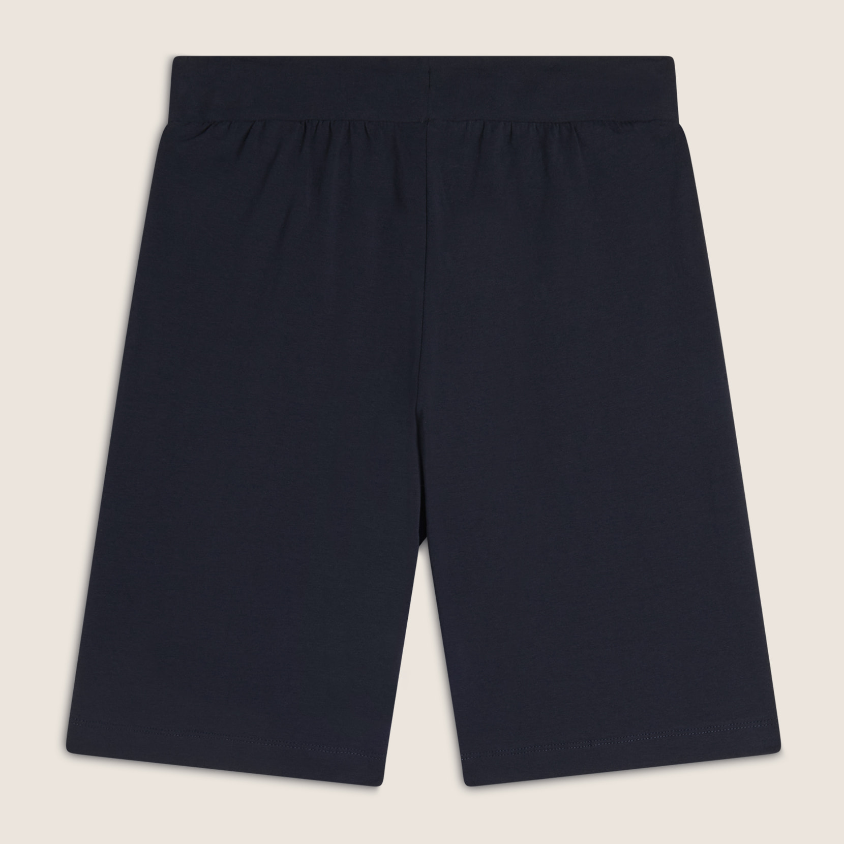 Bermuda in jersey con logo perline