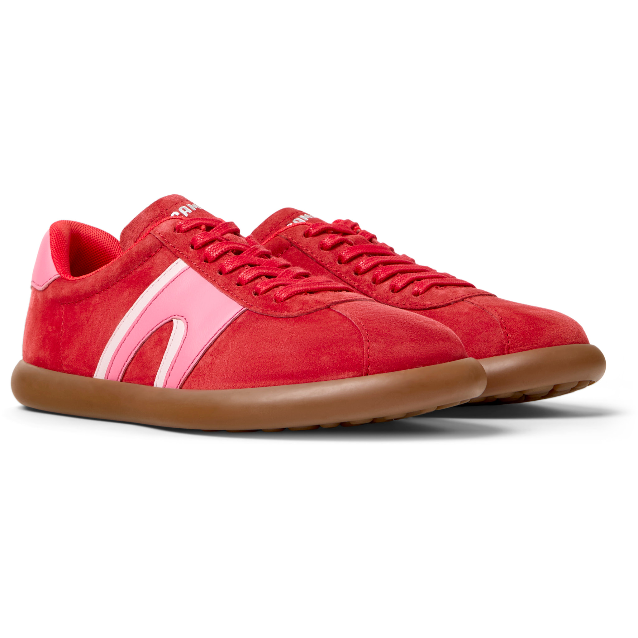 Sneakers - CAMPER Pelotas Soller - Rosso - Pelle nabuk