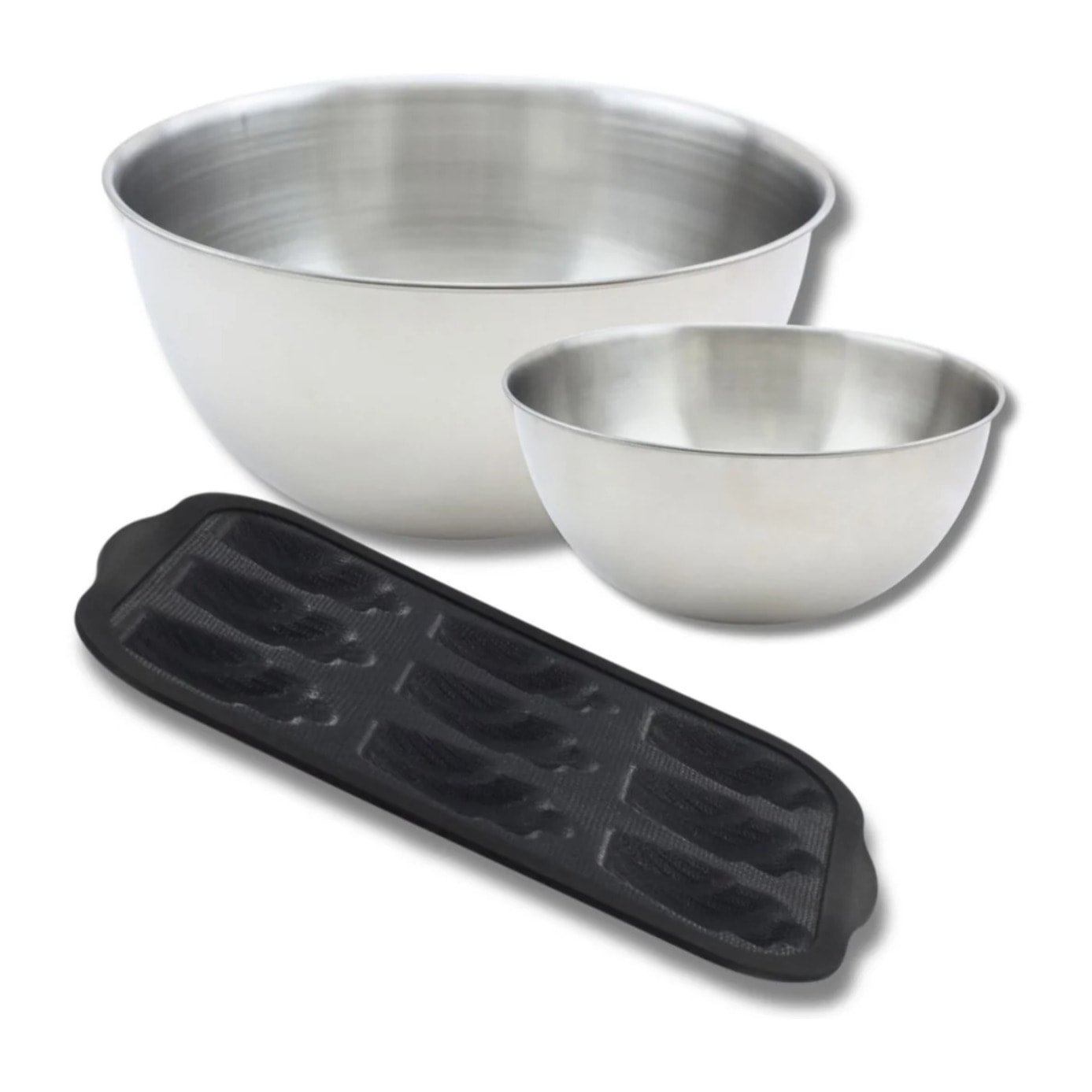 Set de 4 ustensiles de pâtisserie moule à gâteaux 2 bols et spatule Silicone fibre de verre Silicone fibre de verre Zenker  Silicone fibre de verre