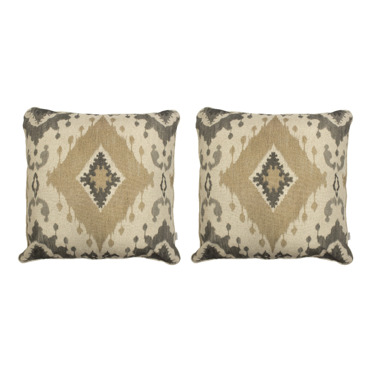 Lot de 2 housses de coussin PORTIA MAXI - lin