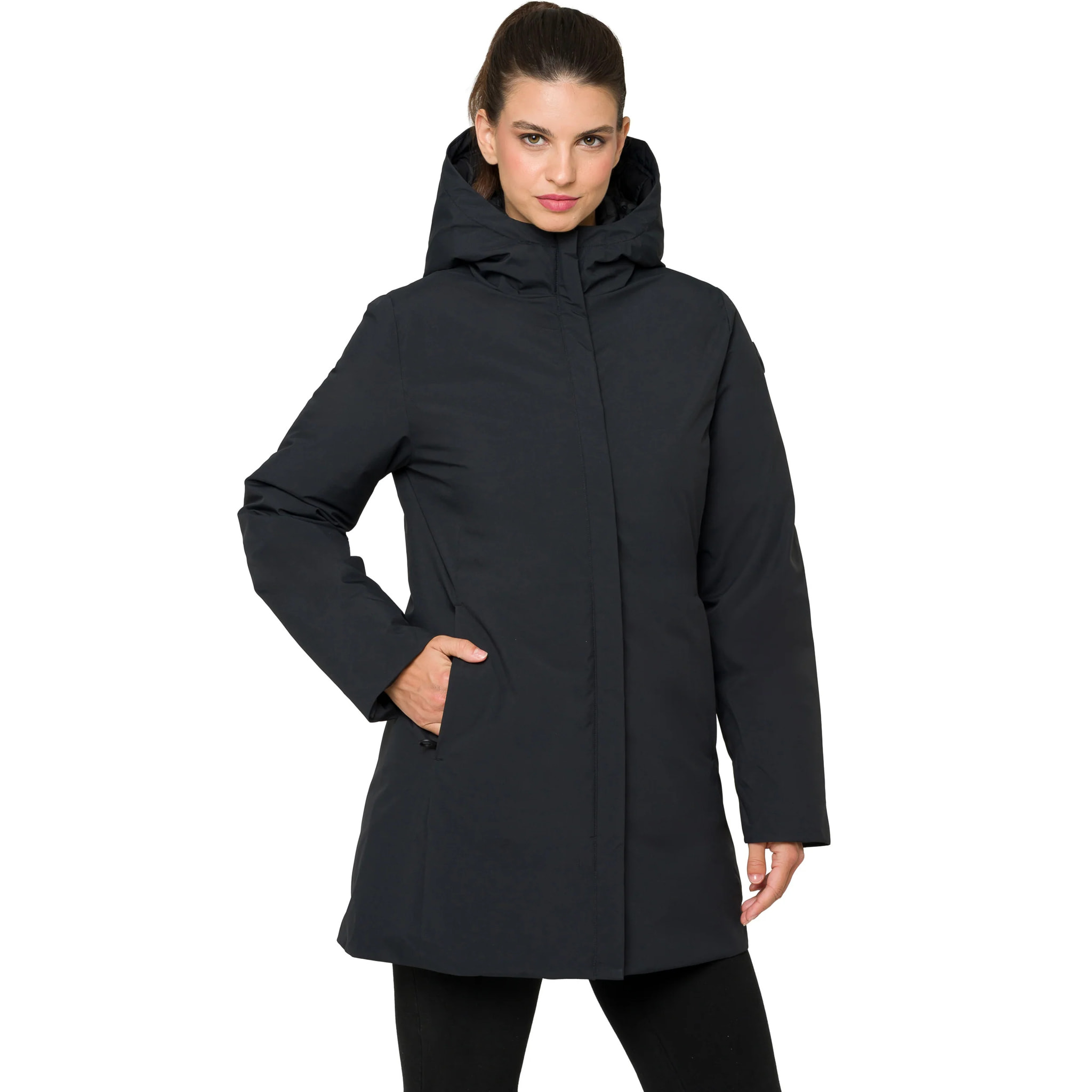 Parka NAKEELA imbottito impermeabile nero