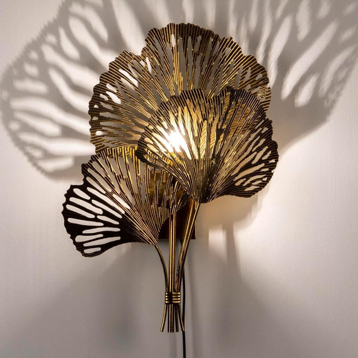 Aplique Metal Dorado 47x15x66 Cm