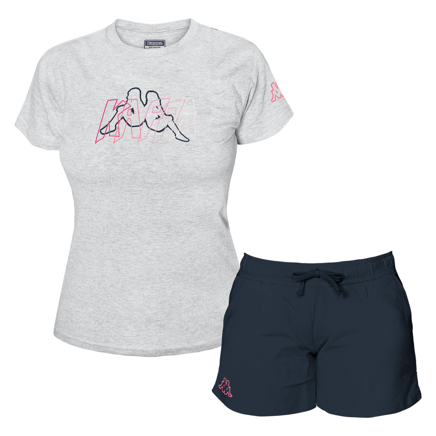 Completo Corto Donna KAPPA Cotone Jersey