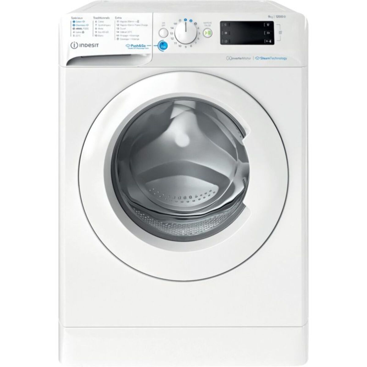 Lave linge hublot INDESIT BWE91296XWVFR