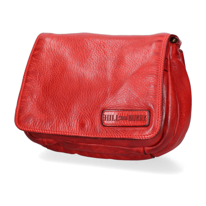 Borsa a tracolla  da uomo In Vera pelle Made in Italy 23x21x8 cm