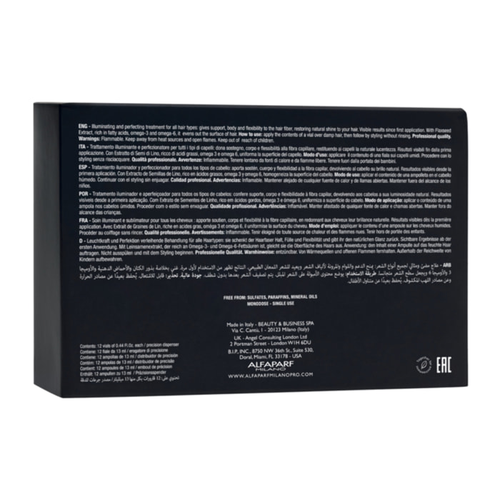 ALFAPARF MILANO Semi Di Lino Sublime Shine Lotion Fiale 12x13ml