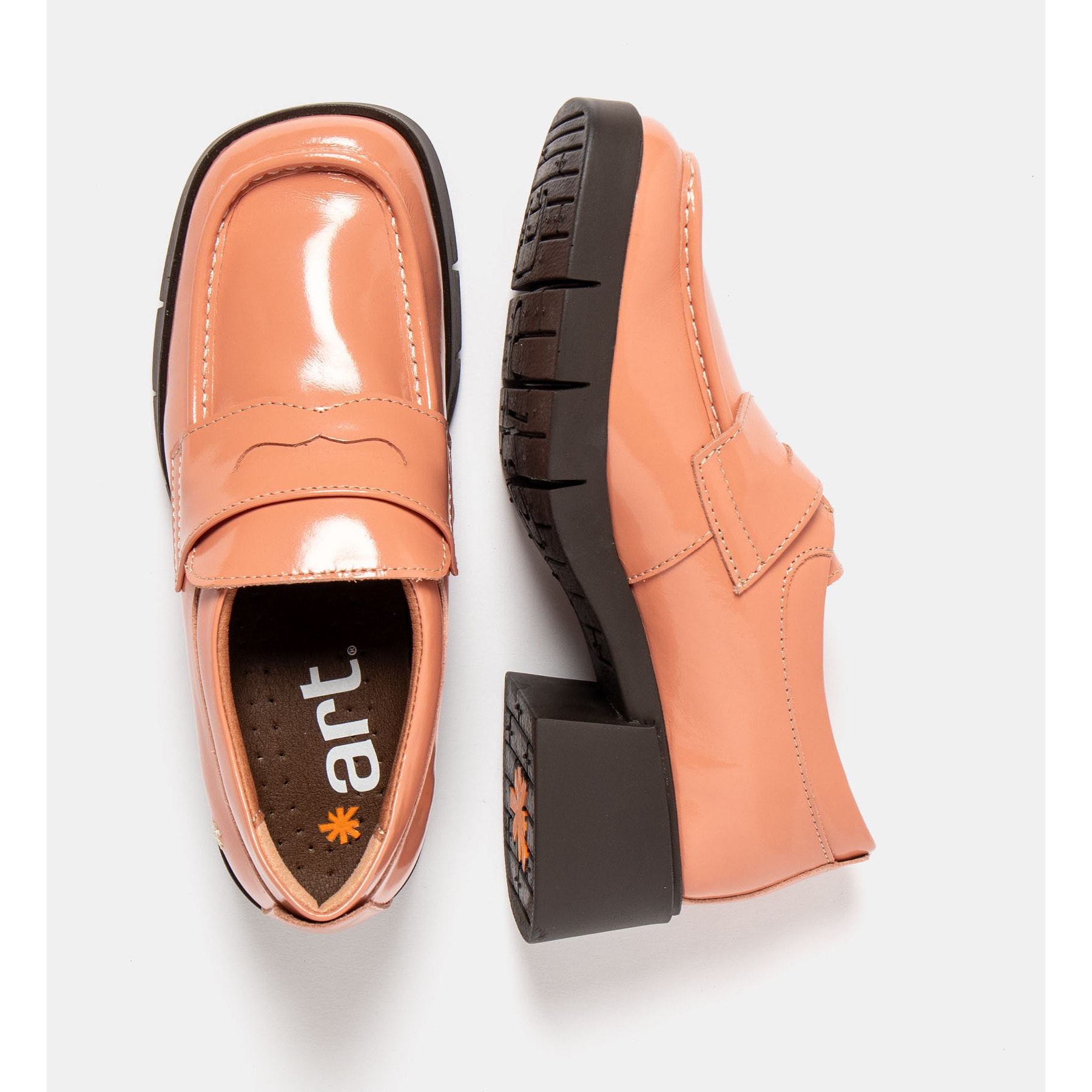 Zapatos 1283 NAPPA SHINNY FLAMINGO / VARSOVIA color Flamingo