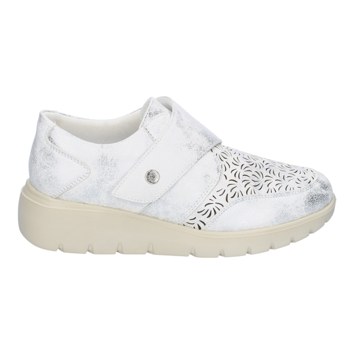 Zapatillas Casual de Mujer, Diseño Moderno y Elegante Calado, Comodas con Cierre de cierre autoadherente