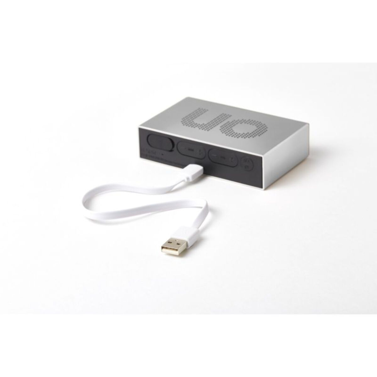 Réveil LEXON Flip Premium Rechargeable Aluminium