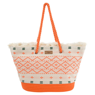 Bolso De Playa Skpat Savona Naranja