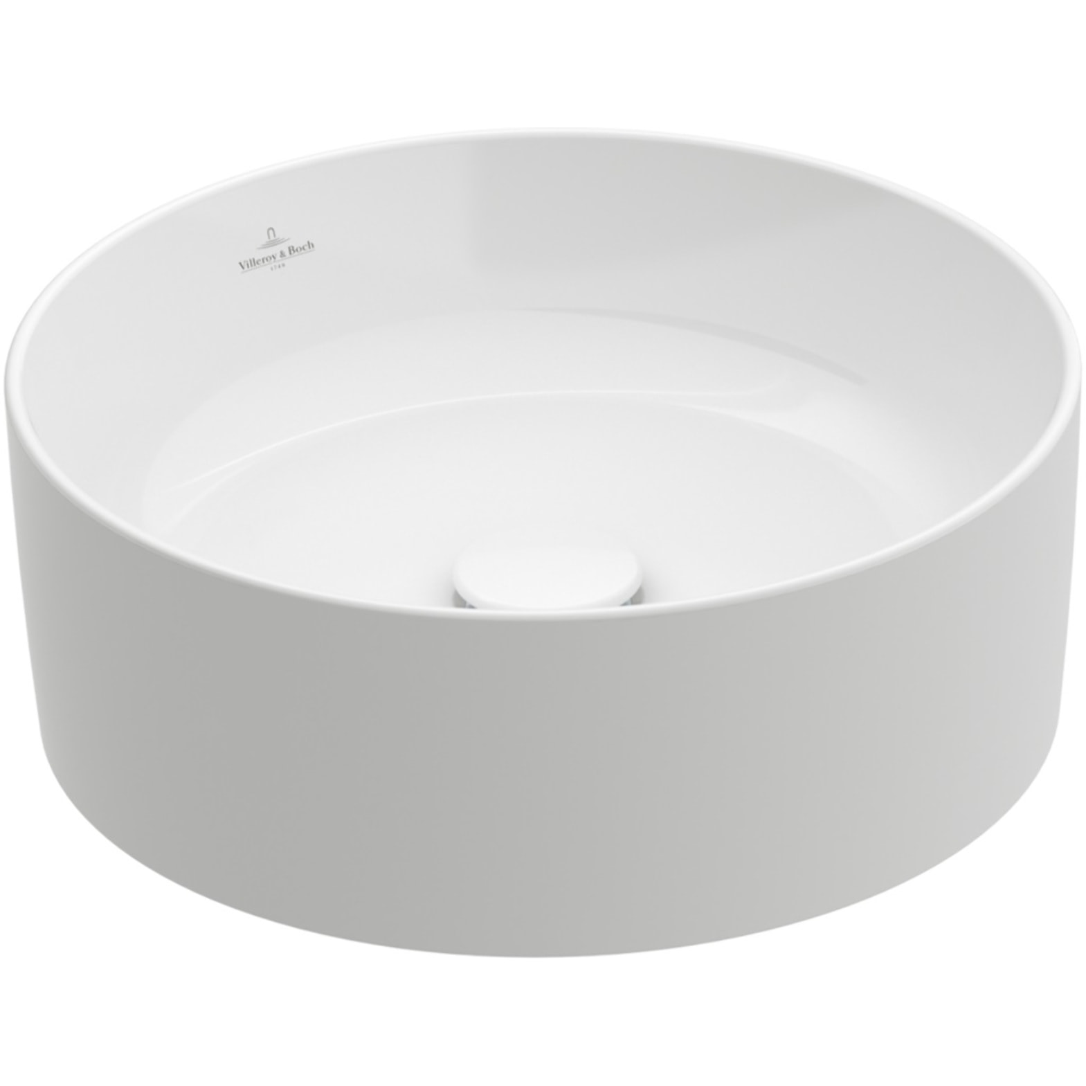 Vasque a poser ronde Collaro Stone White CeramicPlus