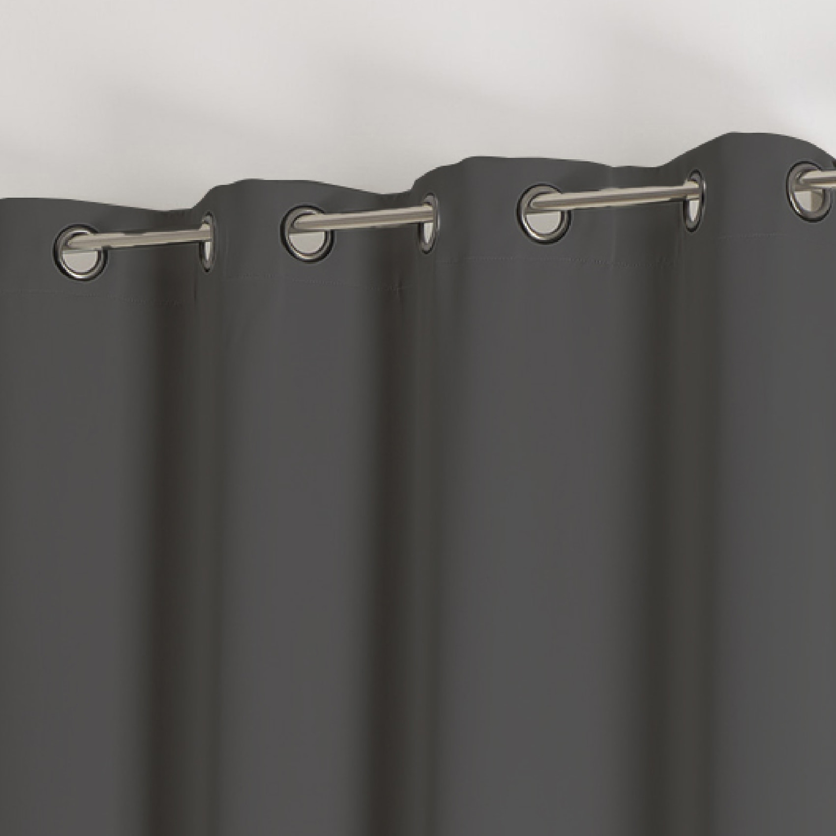 Rideau occultant ignifugé non feu M1 - Gris Foncé