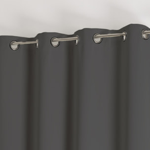 Rideau occultant ignifugé non feu M1 - Gris Foncé